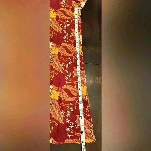 Rachel Zoe Cropped Floral Wide Leg Pants (Y16) - Picture 9 of 9